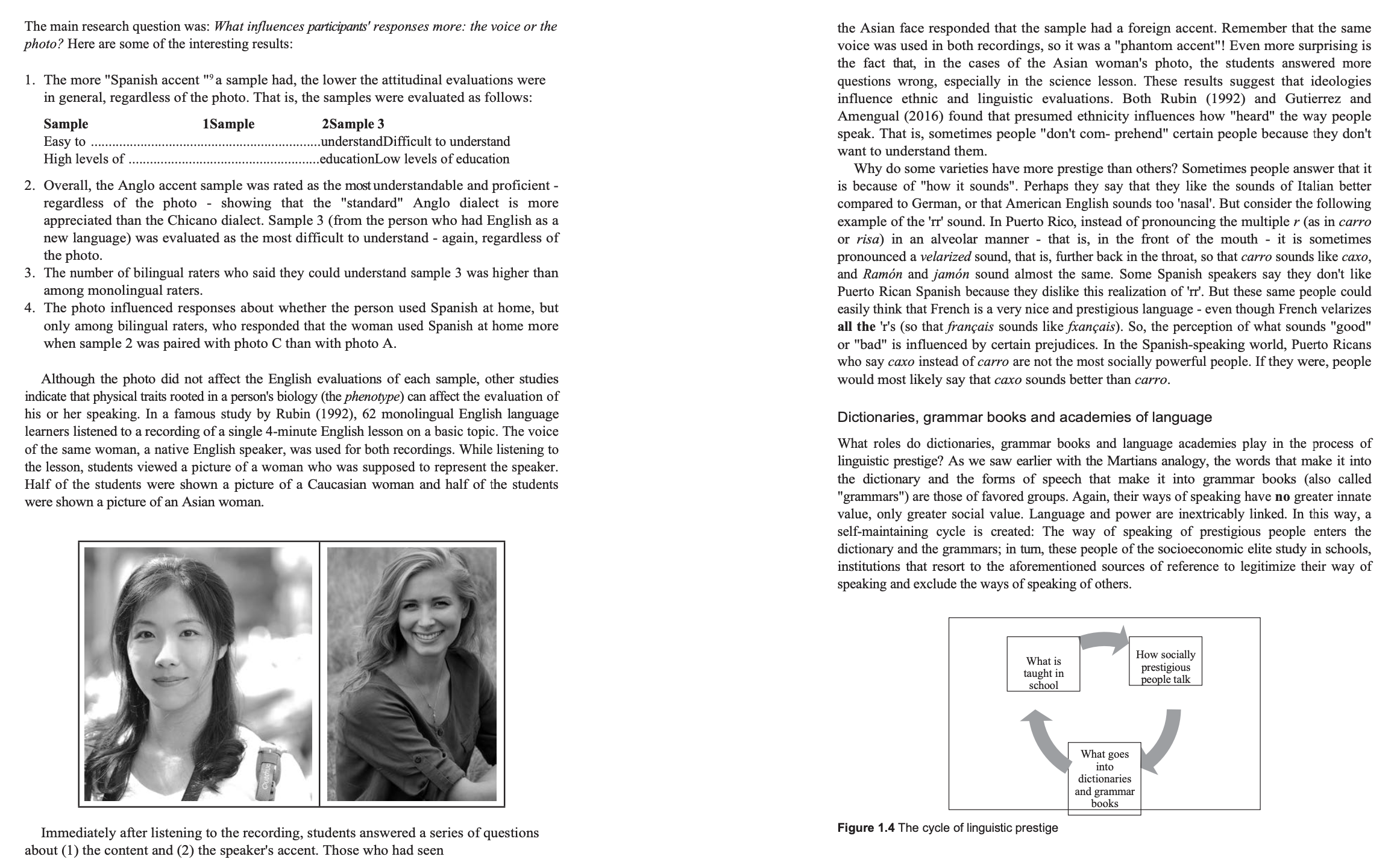 the photo. That is, the samples were evaluated as follows: 2. Overall,