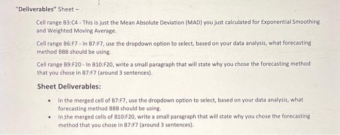  verables" Sheet - Cell range B3:C4 - This is just the