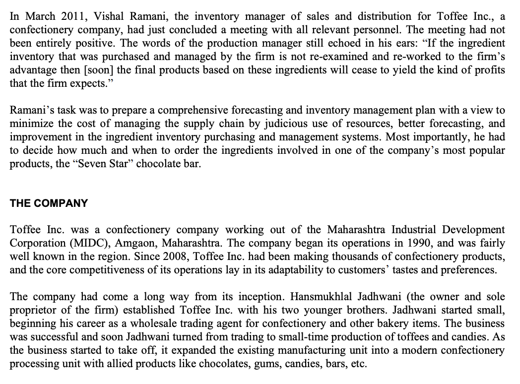 Please answer questions 1-10 based on the case. Please answer questions 1-10