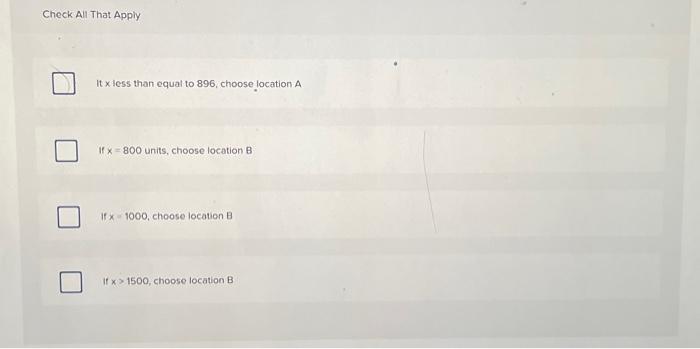 for manufacturing a product expected to sell for $7/ unit. Make use