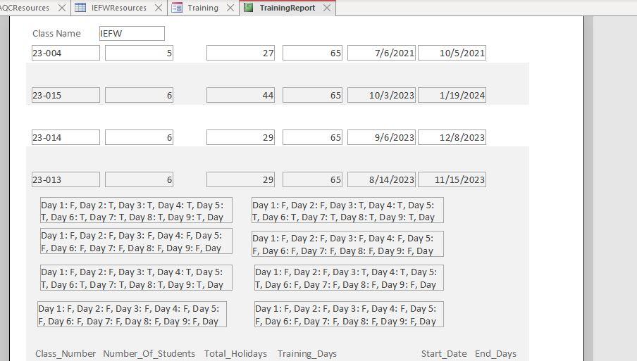 report without using any control (textbox, textarea, etc) Private Sub GroupHeader0_Format(Cancel As