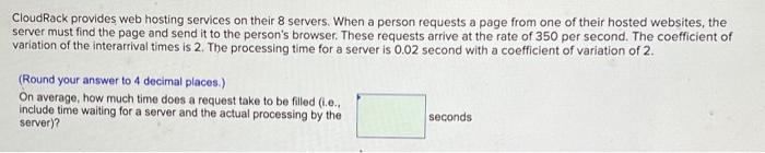please help and show work loudRack provides web hosting services on their