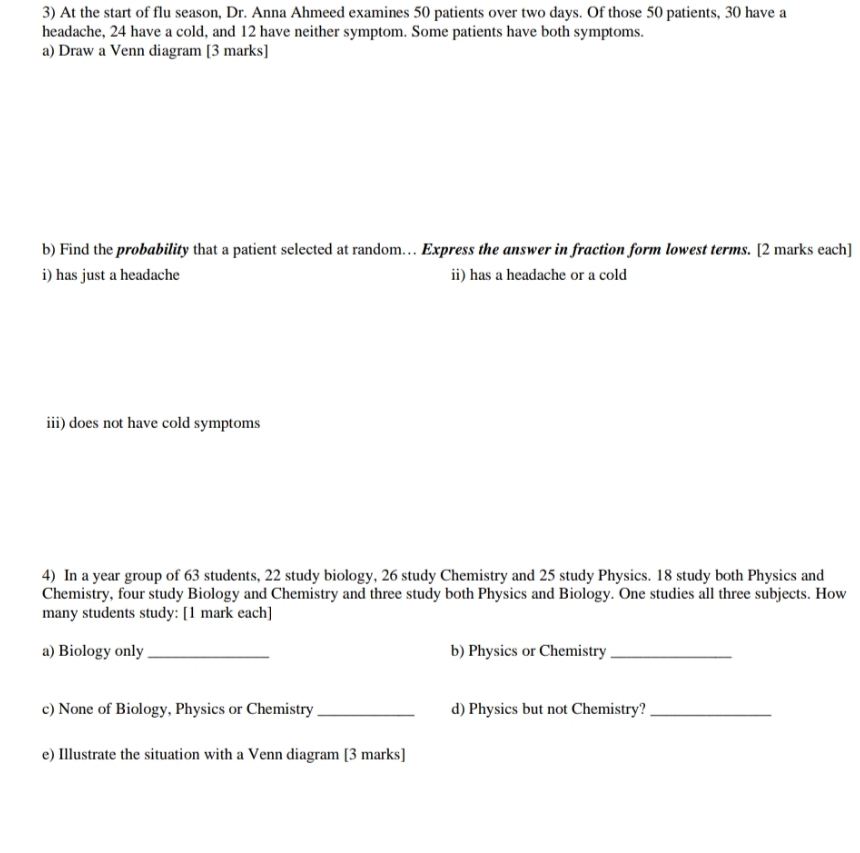 I need help with steps to answer these questions 3) At the