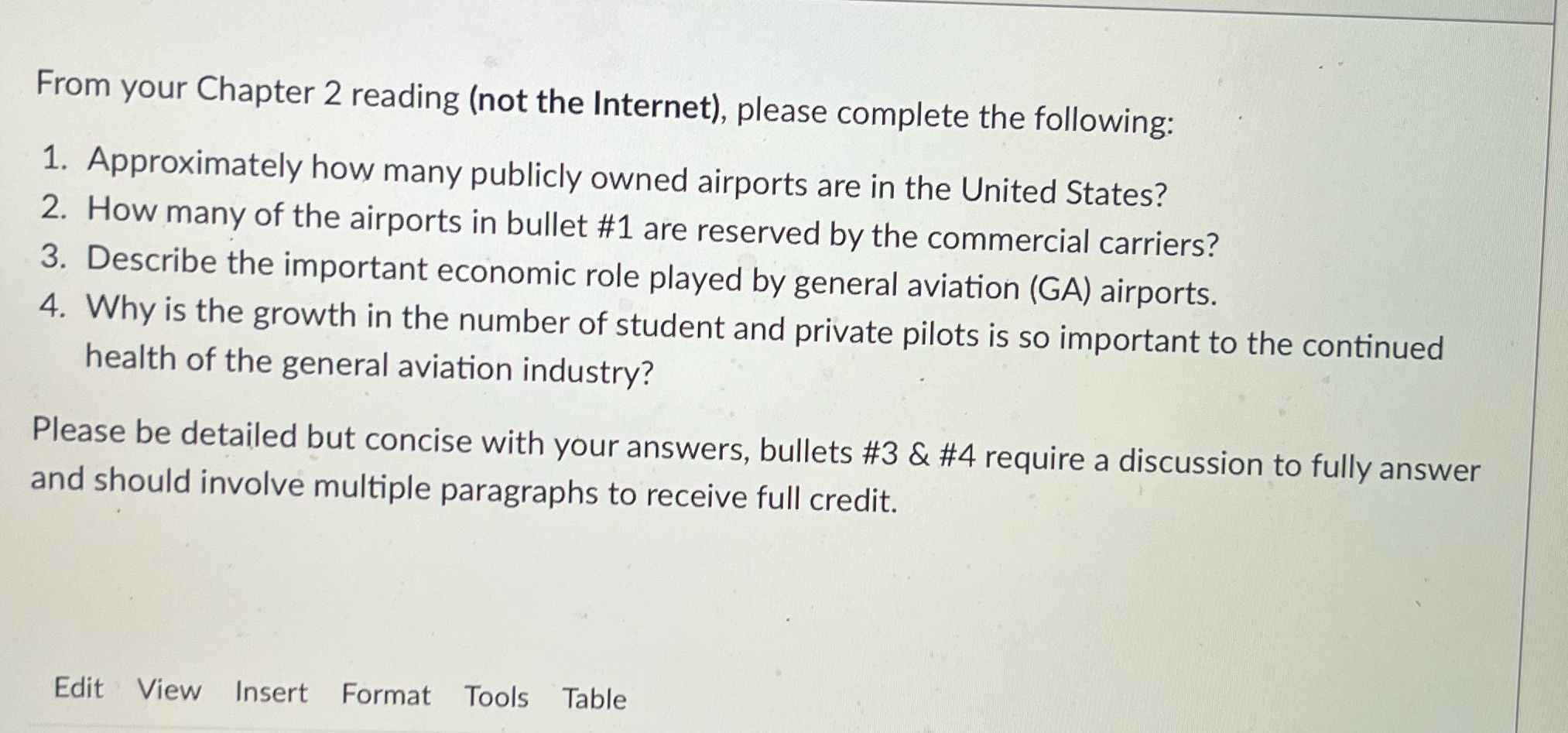 From your Chapter 2 reading (not the Internet), please complete the