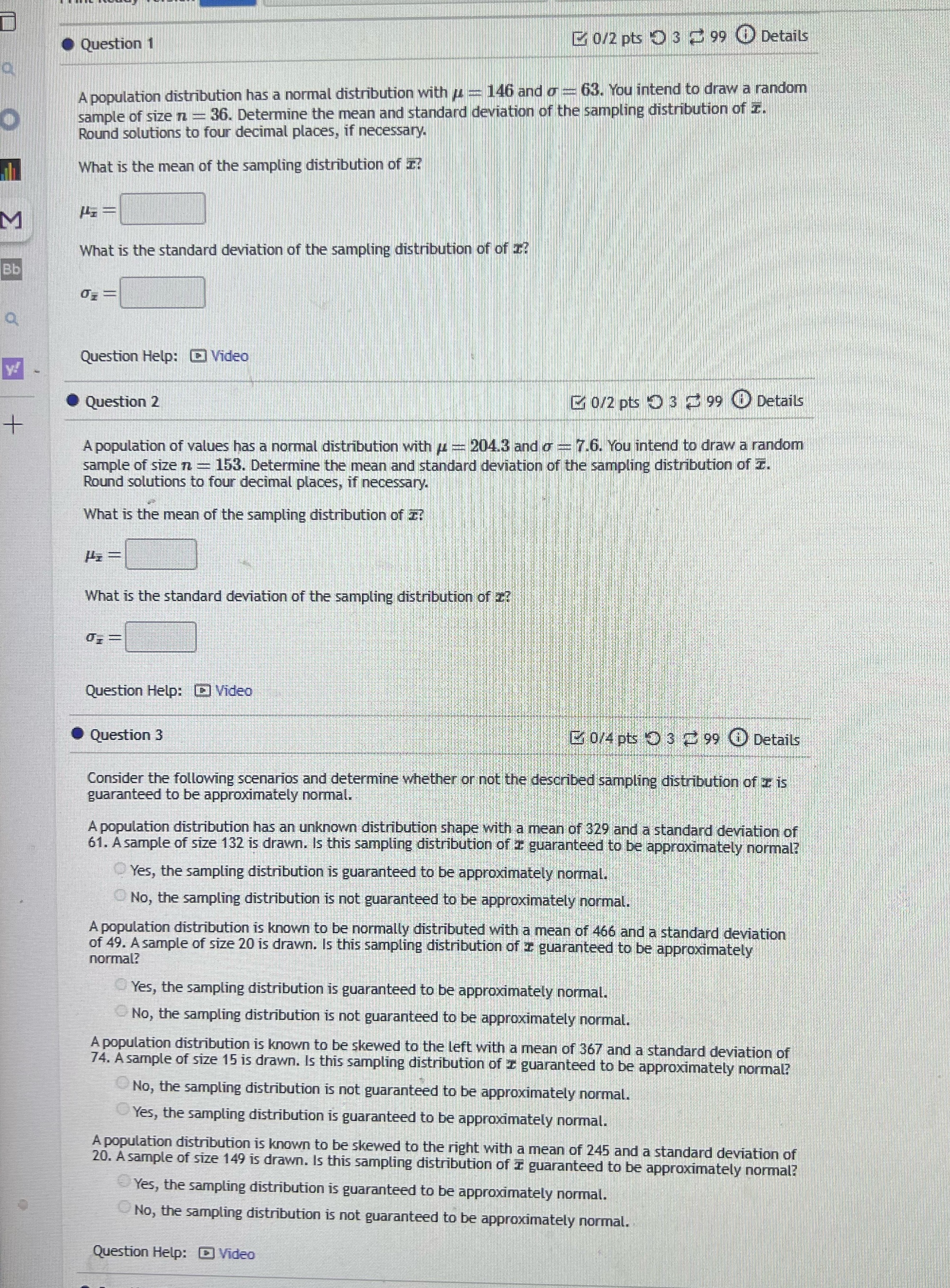 Question 1 E 0/2 pts D 3 # 99 0 Details