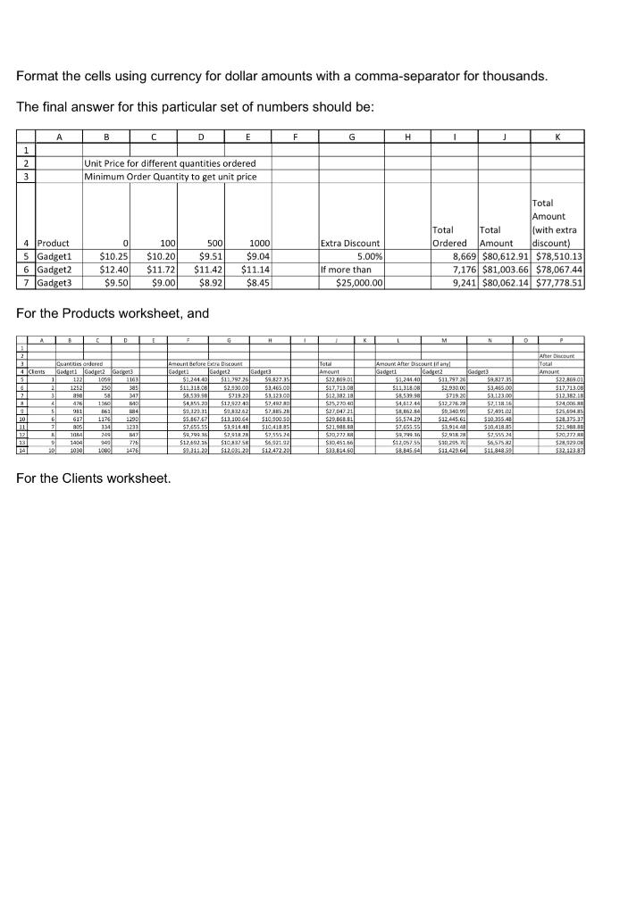 run for any number of products, gadgets and price breaks Write a