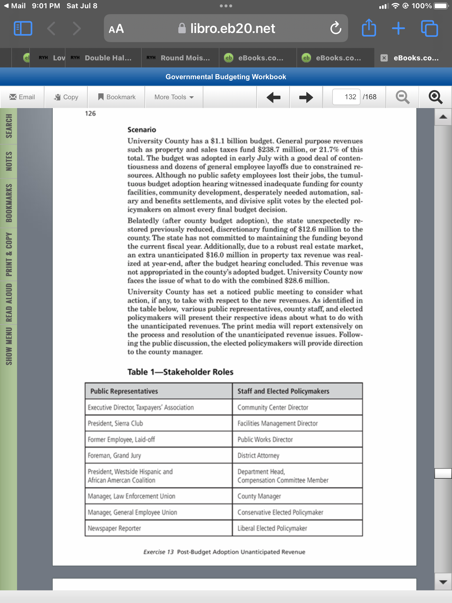 Using this scenerio what other information may be needed or wanted to