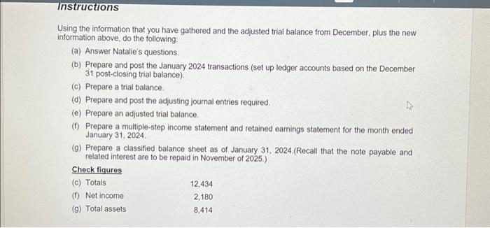 Using the information that you have gathered and the adjusted trial