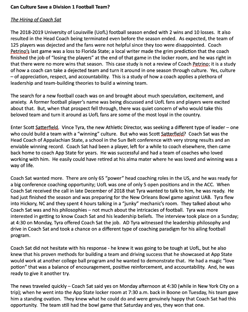 Please help me with the below questions for the attached case study!