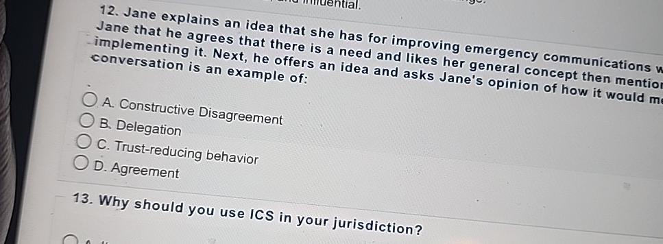  Jane explains an idea that she has for improving emergency communications