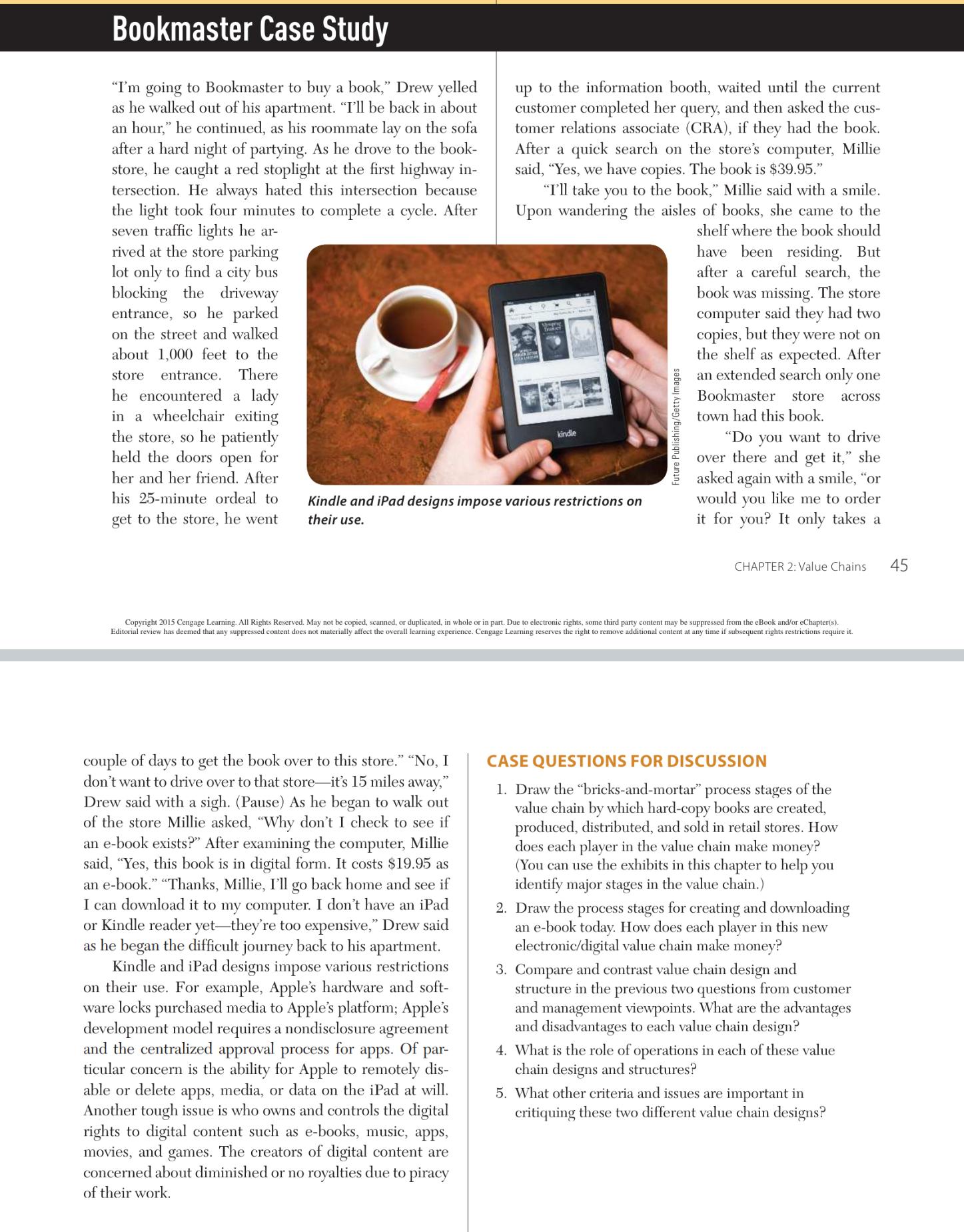  Bookmaster Case Study "I'm going to Bookmaster to buy a book,"