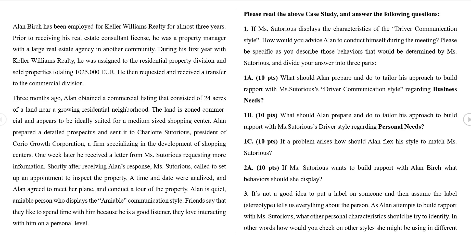  Please read the above Case Study, and answer the following questions: