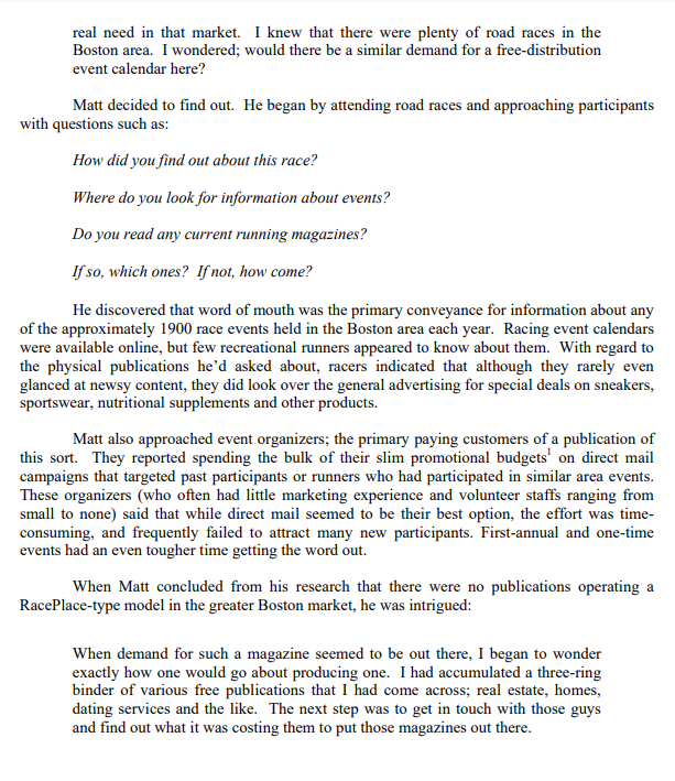 pursue his new venture full time. He is wondering how to break