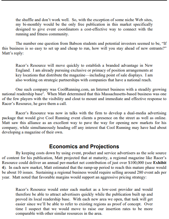 the information in your reading of the chapters to date, you should