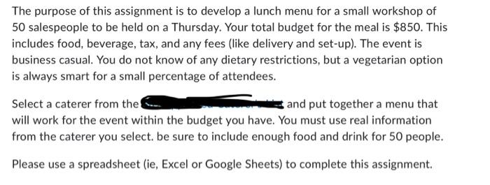  Please use a spreadsheet (ie, Excel or Google Sheets) to complete