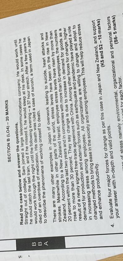  Read the case below and answer the questions. Straight out of