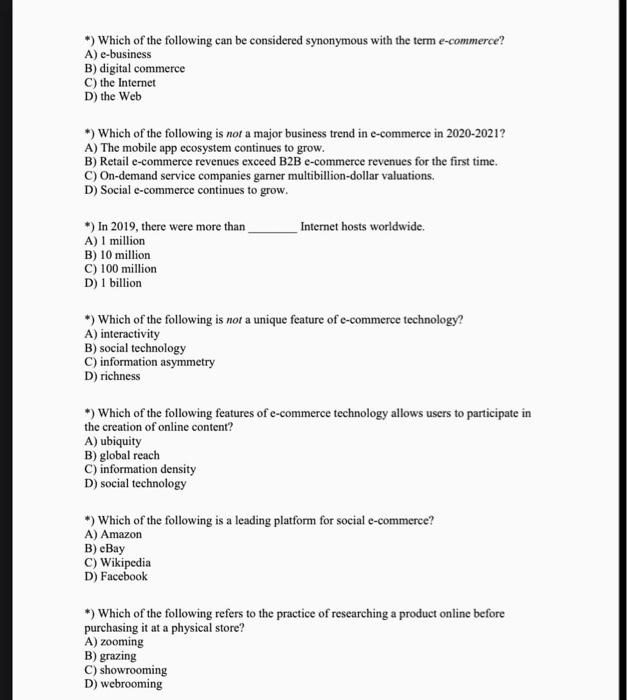 pop-under ads. C) splash pages. D) multi-browser fuactionality. *) Which of the