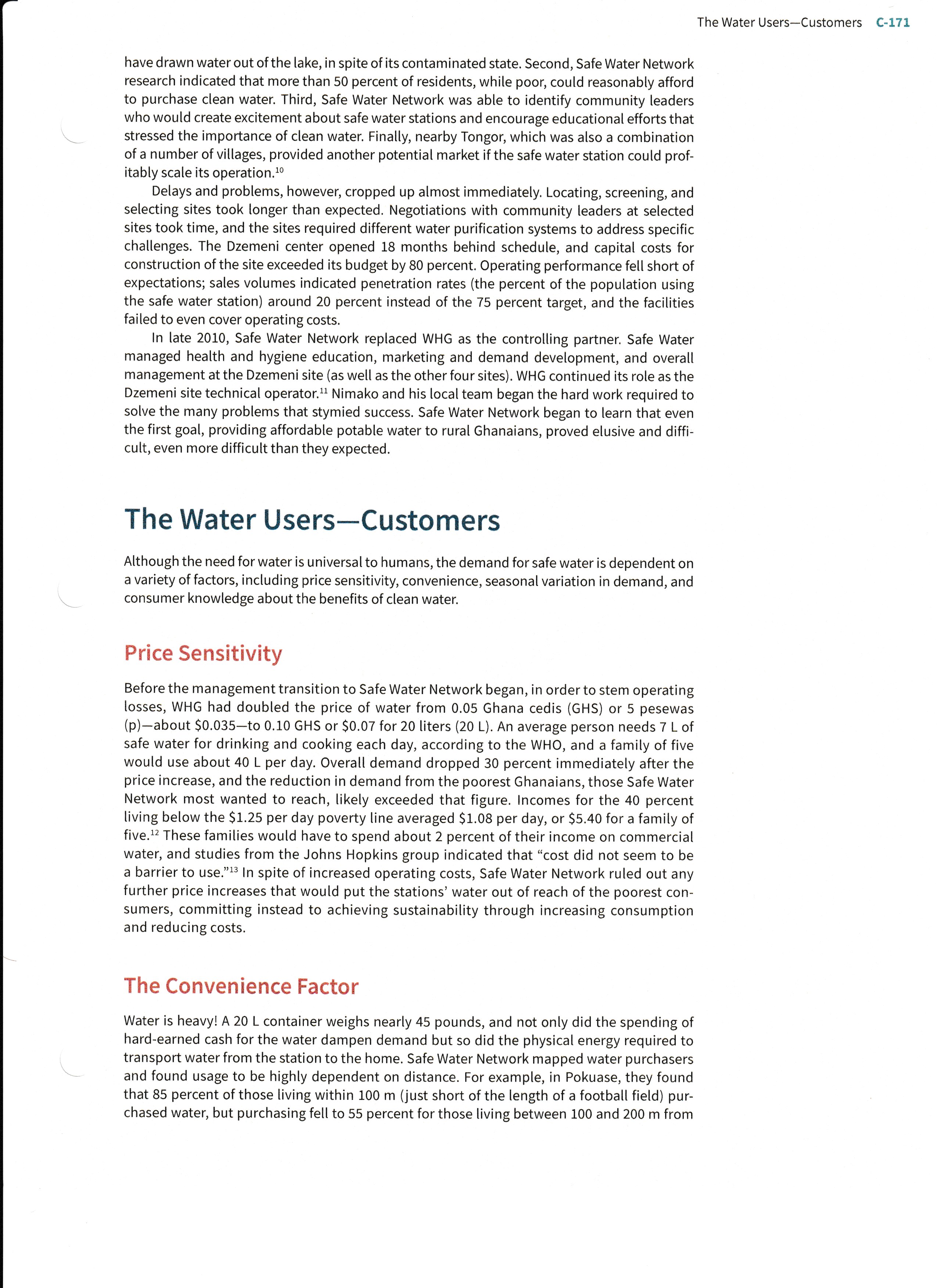 Case study (SWOT and PESTEL). Safe Water Network Mastering the Model at