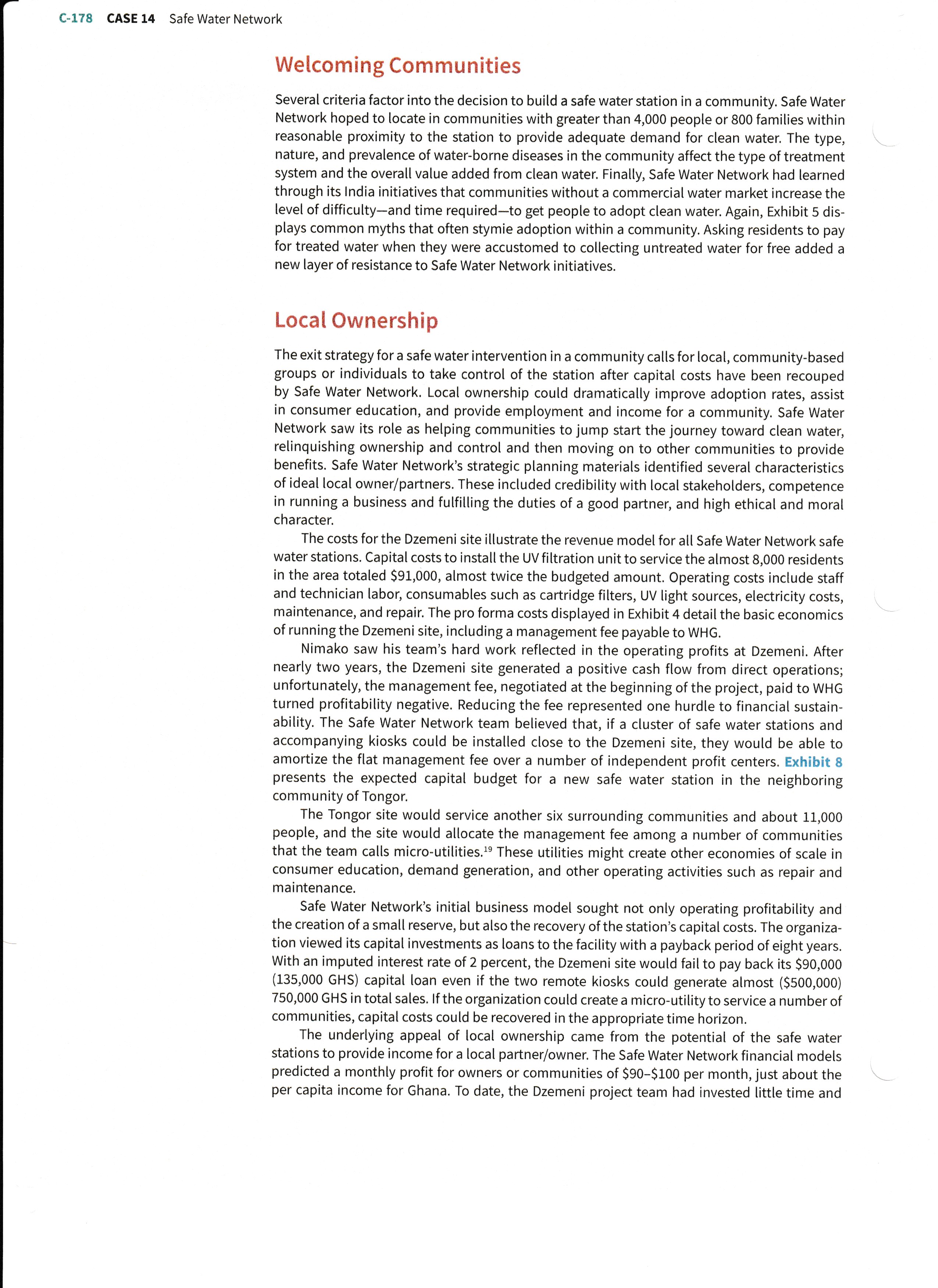 challenges and choices remained just ahead. He considered the two questions he