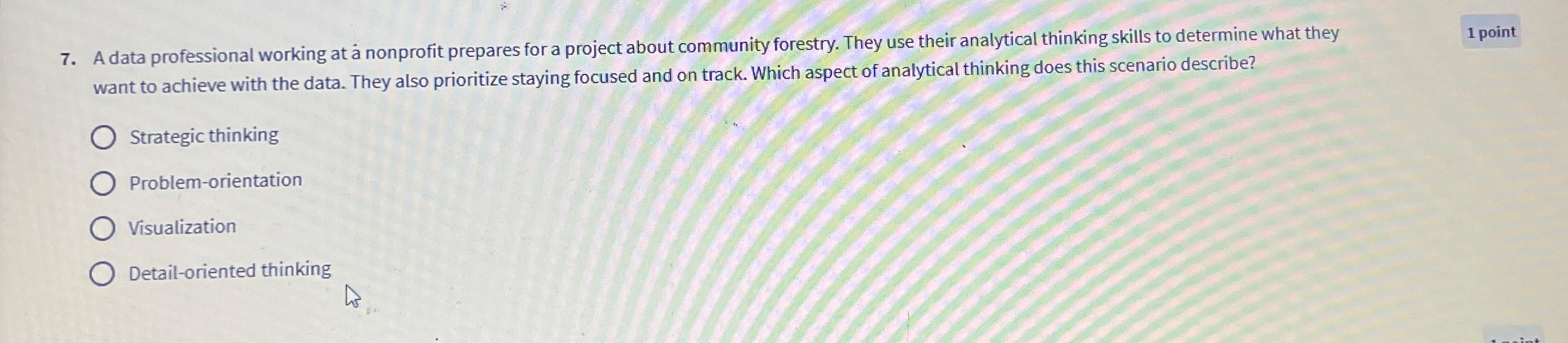  A data professional working at nonprofit prepares for a project about