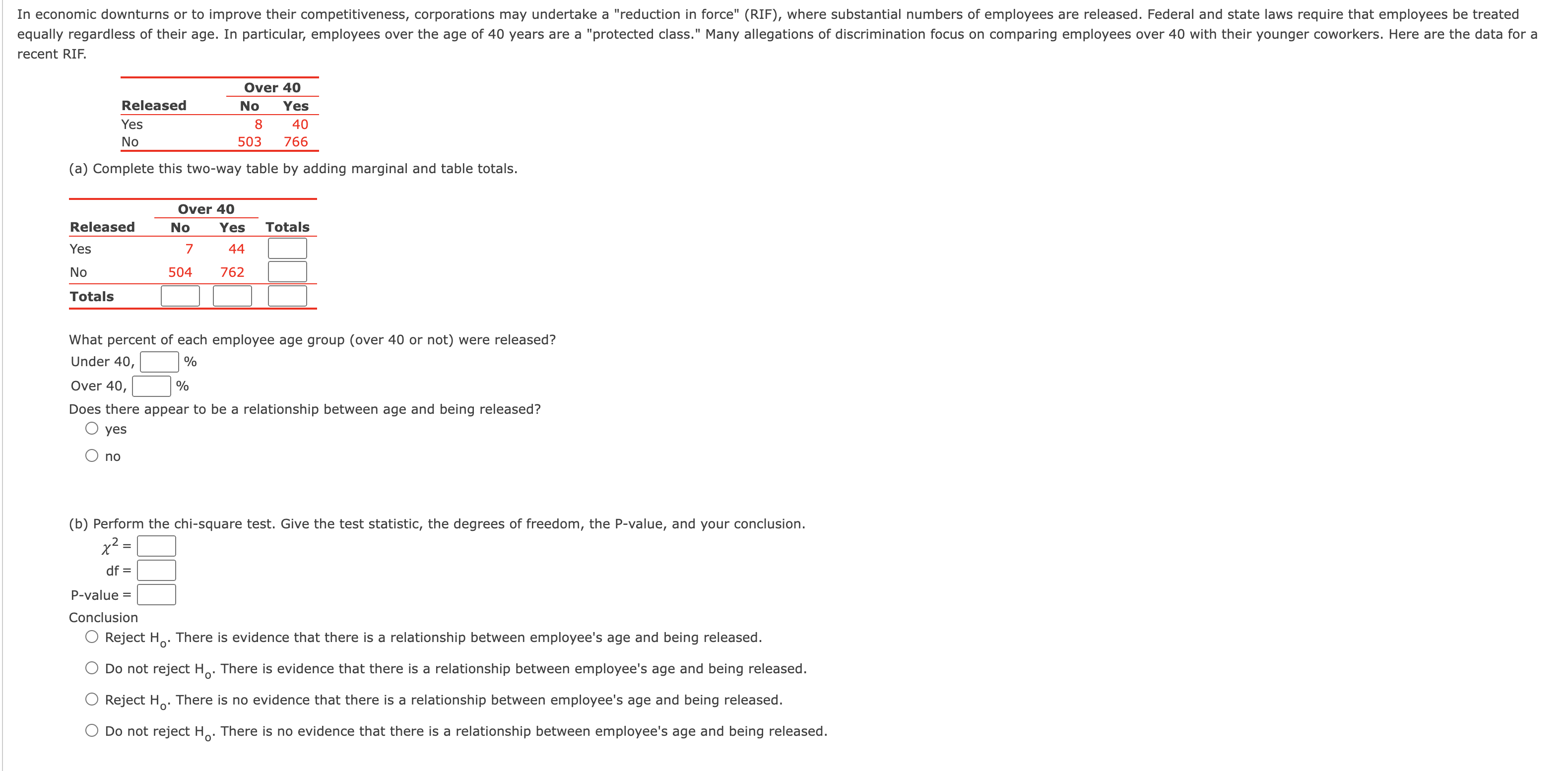 Not all population proportions are equal. Ha:pA=pB=pC H0:pA=pB=pC Ha : All population