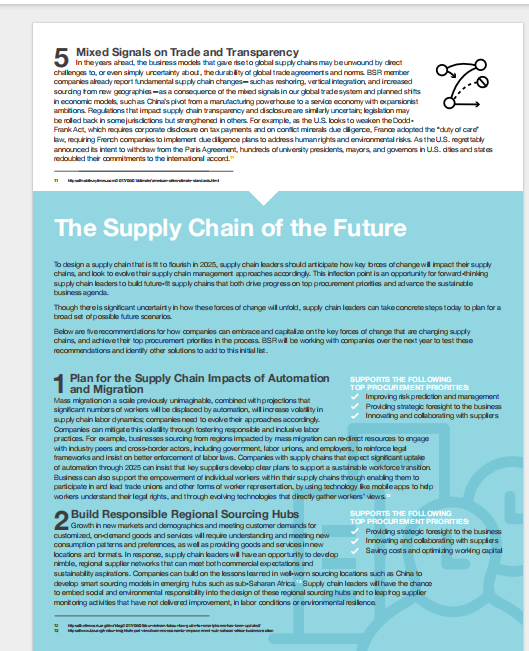 a new way of thinking about the futue of supply chains-bringing logether