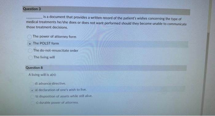 please help the highlighted are the wrong answer is a document that