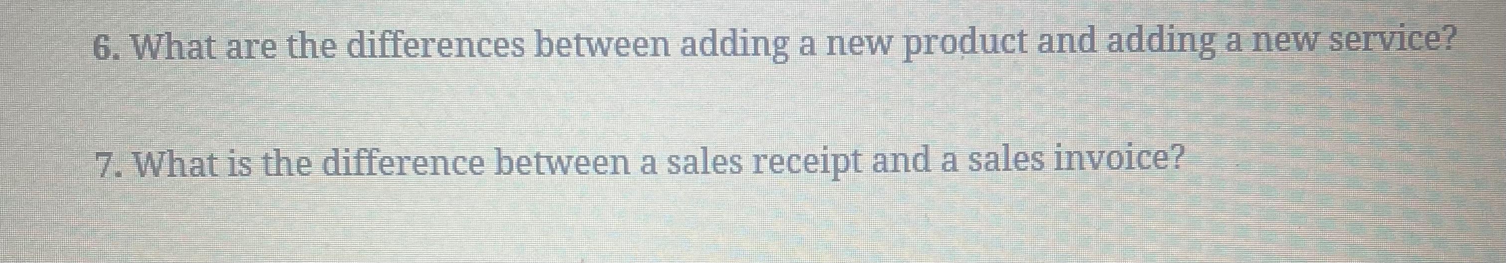 What are the differences between adding a new product and adding
