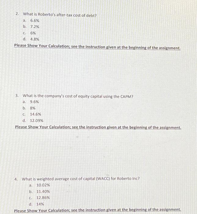 full credits. If you need to use the financial calculator, the Excel