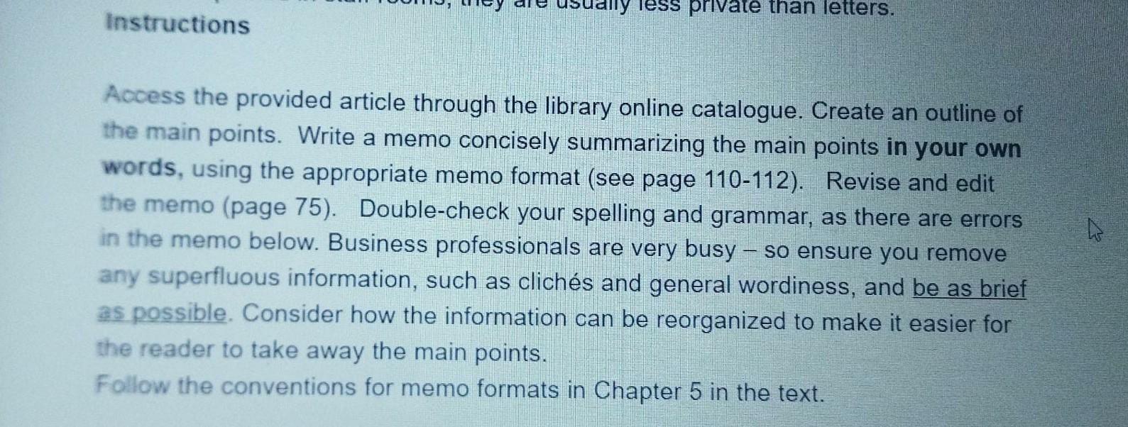  answer should be in sequence Instructions Access the provided article through