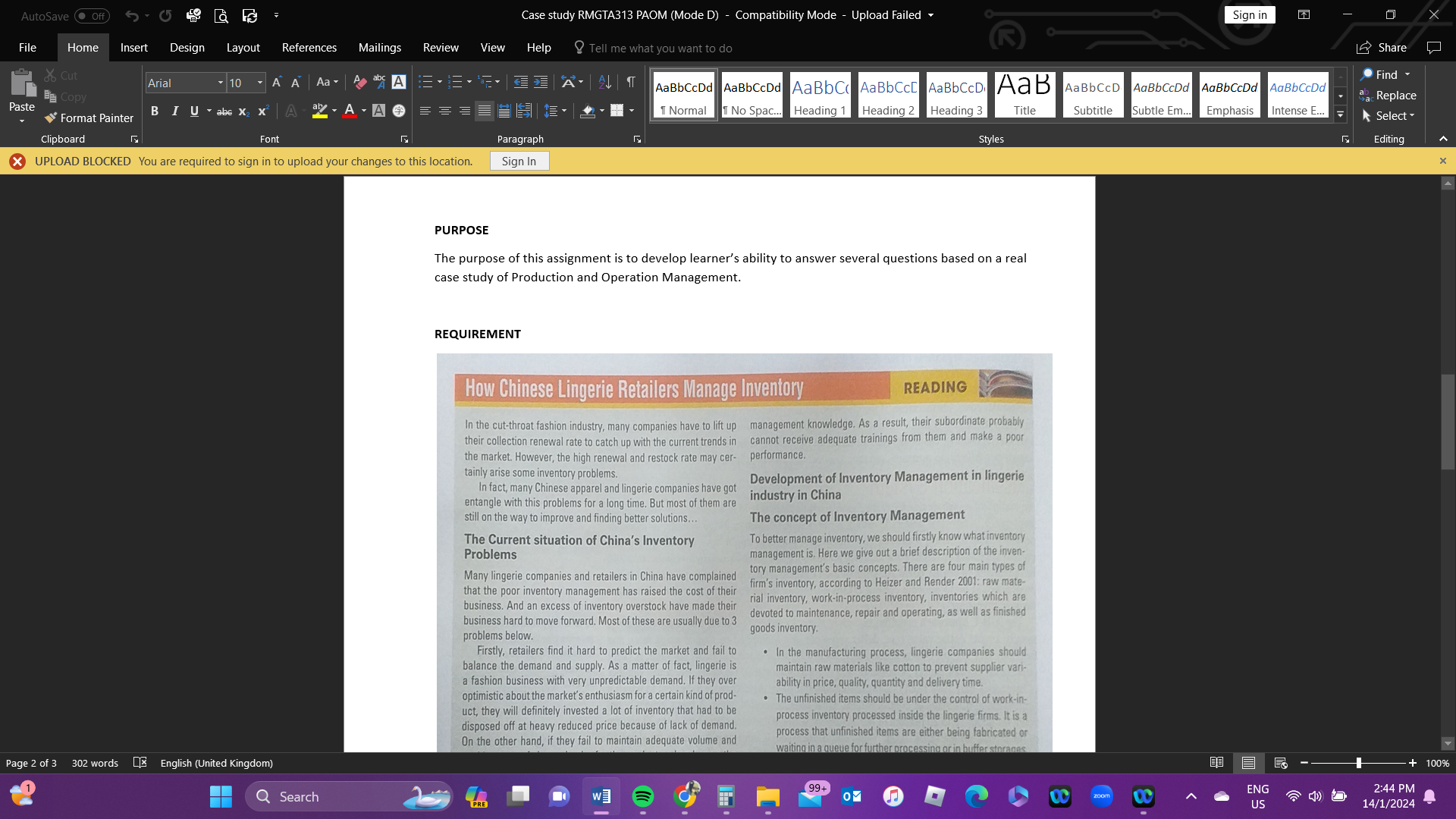  PURPOSE The purpose of this assignment is to develop learner's ability