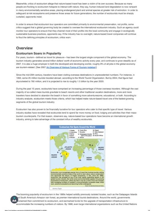 following article as support. You may write either an informational or argumentative