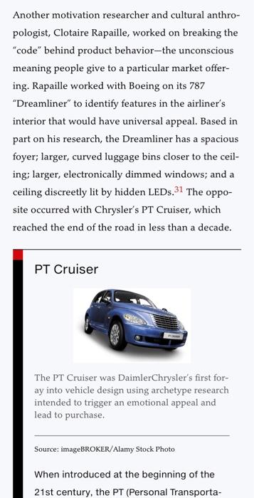  Write and discuss 5 or more ideas regarding the Value Proposition