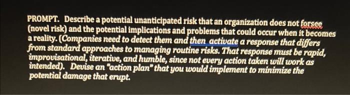  The text must be read to help answer the prompt. Please