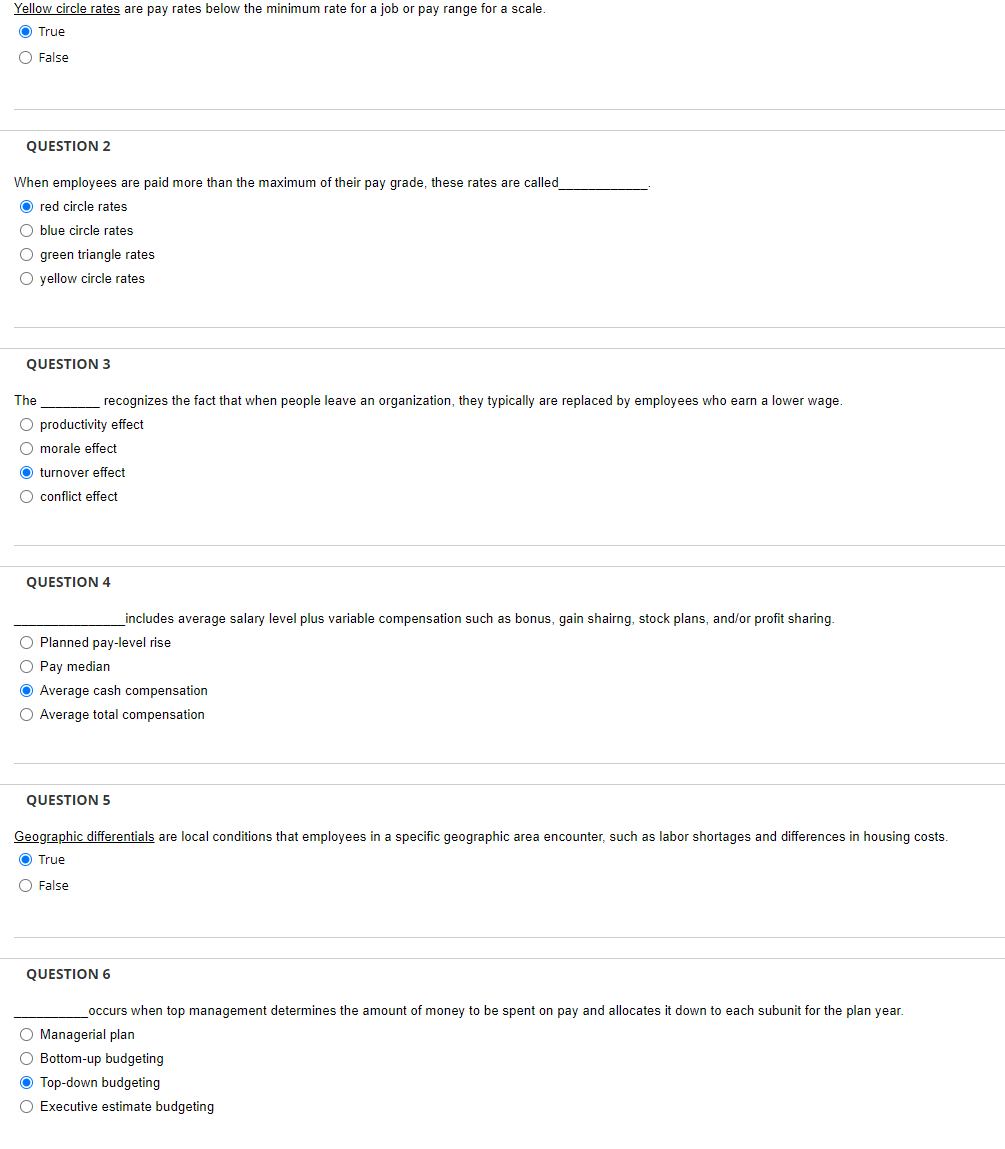 Need help checking over which is the wrong answer Yellow circle rates