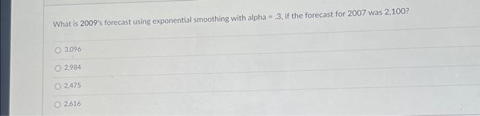 based on the following: The dean of CBA is forecasting total student