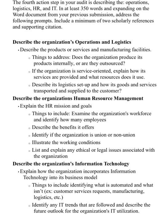  Operations, Logistics, HR, & IT This is what I have Apple's