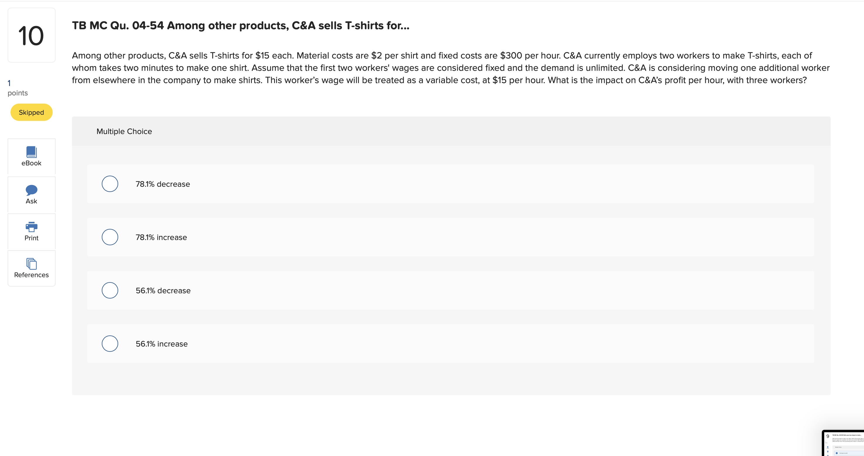 takes a lawyer 120 minutes to serve one customer. Demand is 2