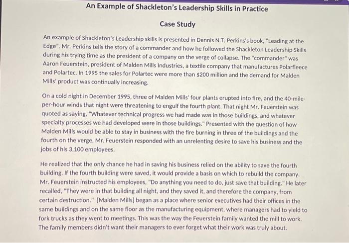 - What did he consider his most important asset? Why? - What