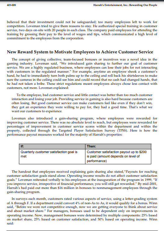 do you change the working premise for our people from being controlled