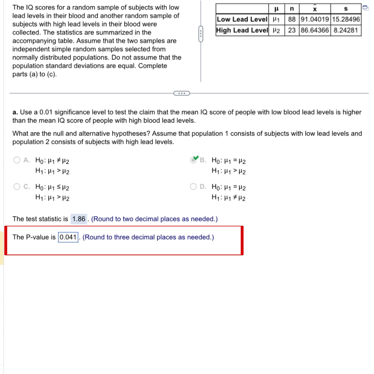 samples are independent simple random samples selected from H1 H2 normally distributed