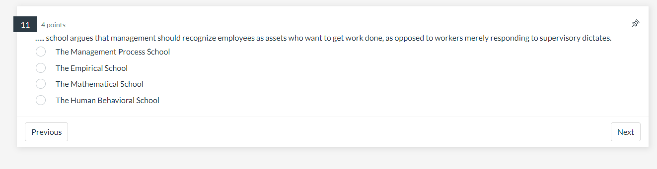 4 points ..... school argues that management should recognize employees as