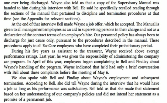 contract, either oral or written, with EcoCare? Why or why not? -What