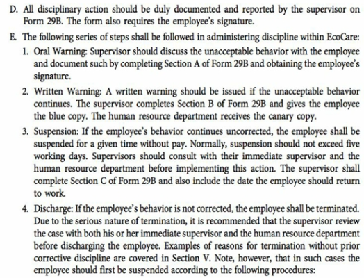 employer's written human resource policies ever be construed as a contract between