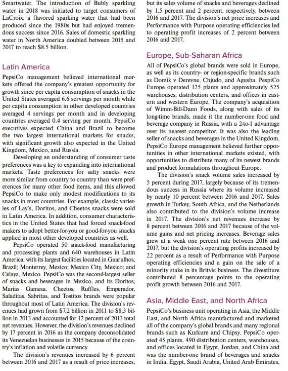 Propel, Bubly, Quaker Oatmeal, Cap'n Crunch, The company bolstered its cash returns