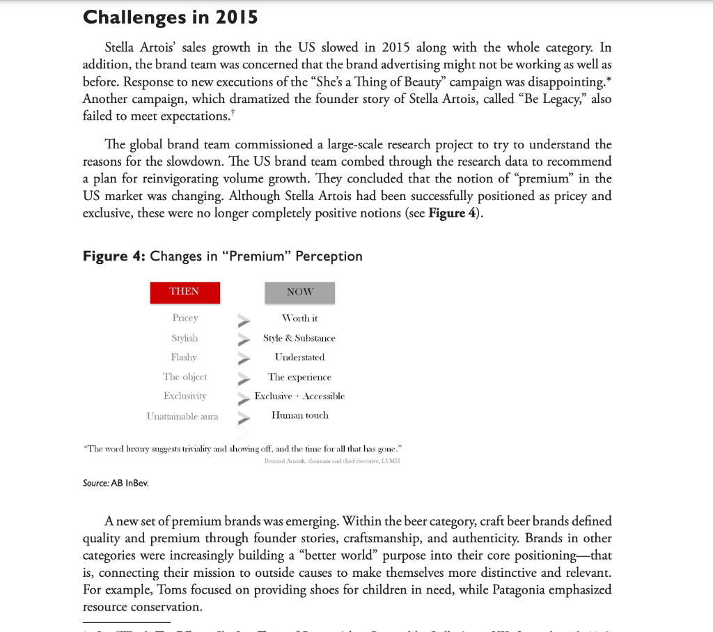 business opportunity than he was about launching Stella Artois beer in South