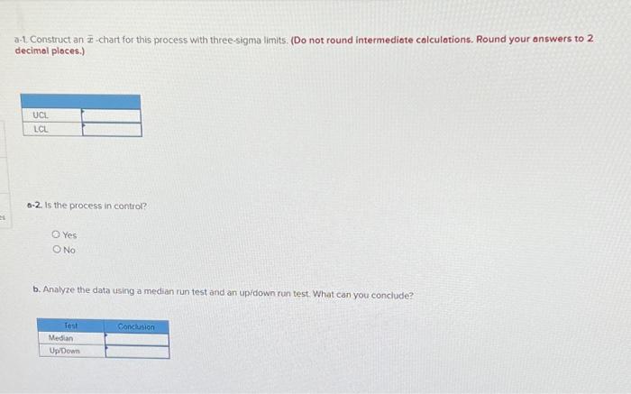 be investigated. Historically, the process has had a standard deviation equal to