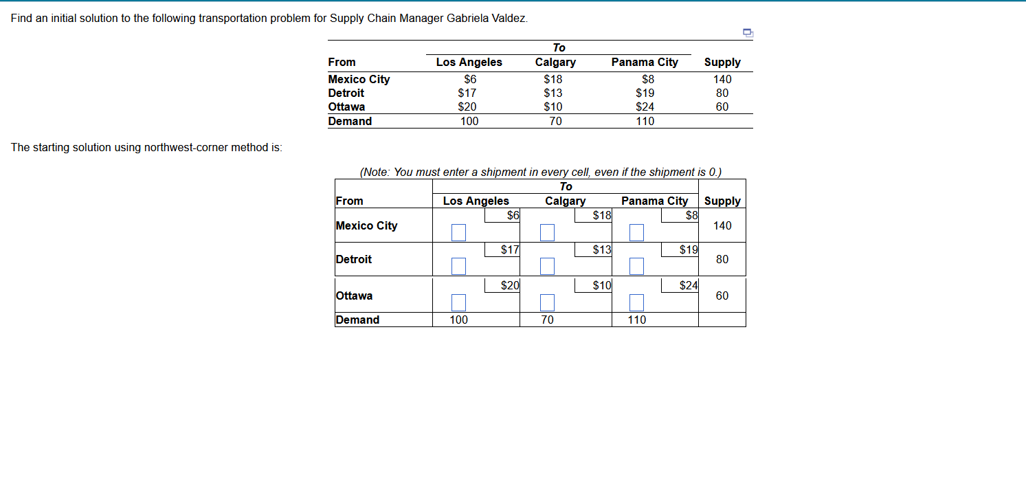 Thank you, will leave a like. Find an initial solution to the
