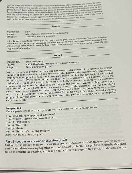 the right choices in the managerial selection process. An approach that is