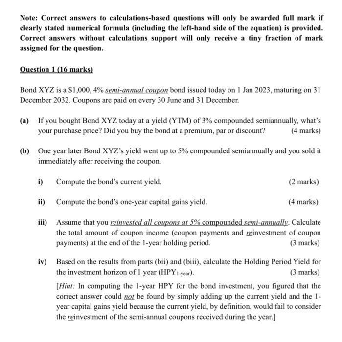 step by step thx Note: Correct answers to calculations-based questions will only